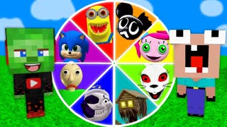 ЗОМБАК НАШЕЛ КОЛЕСО ФОРТУНЫ В МАЙНКРАФТ