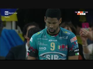 Чемпионат Италии 2018-2019.Серия А1. 16-й тур. Трентино - Перуджа